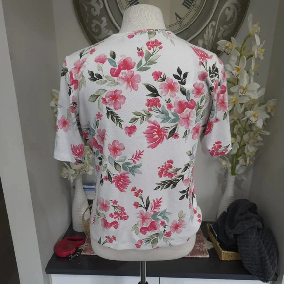 Floral Blouse Karen Scott - Picture 7 of 9